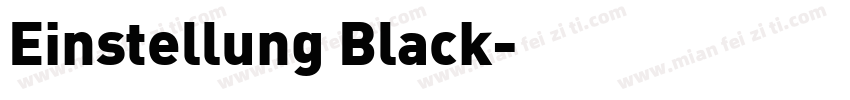Einstellung Black字体转换